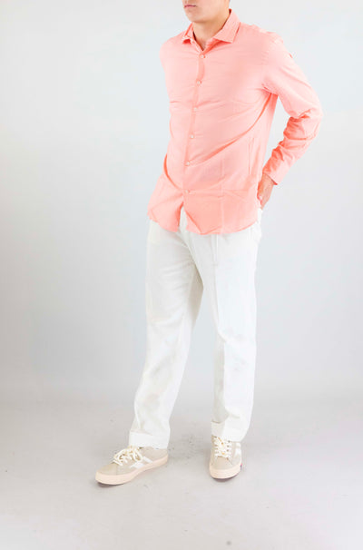 Camicia Mc2 Saint Barth Peacxh da Uomo chemise ice