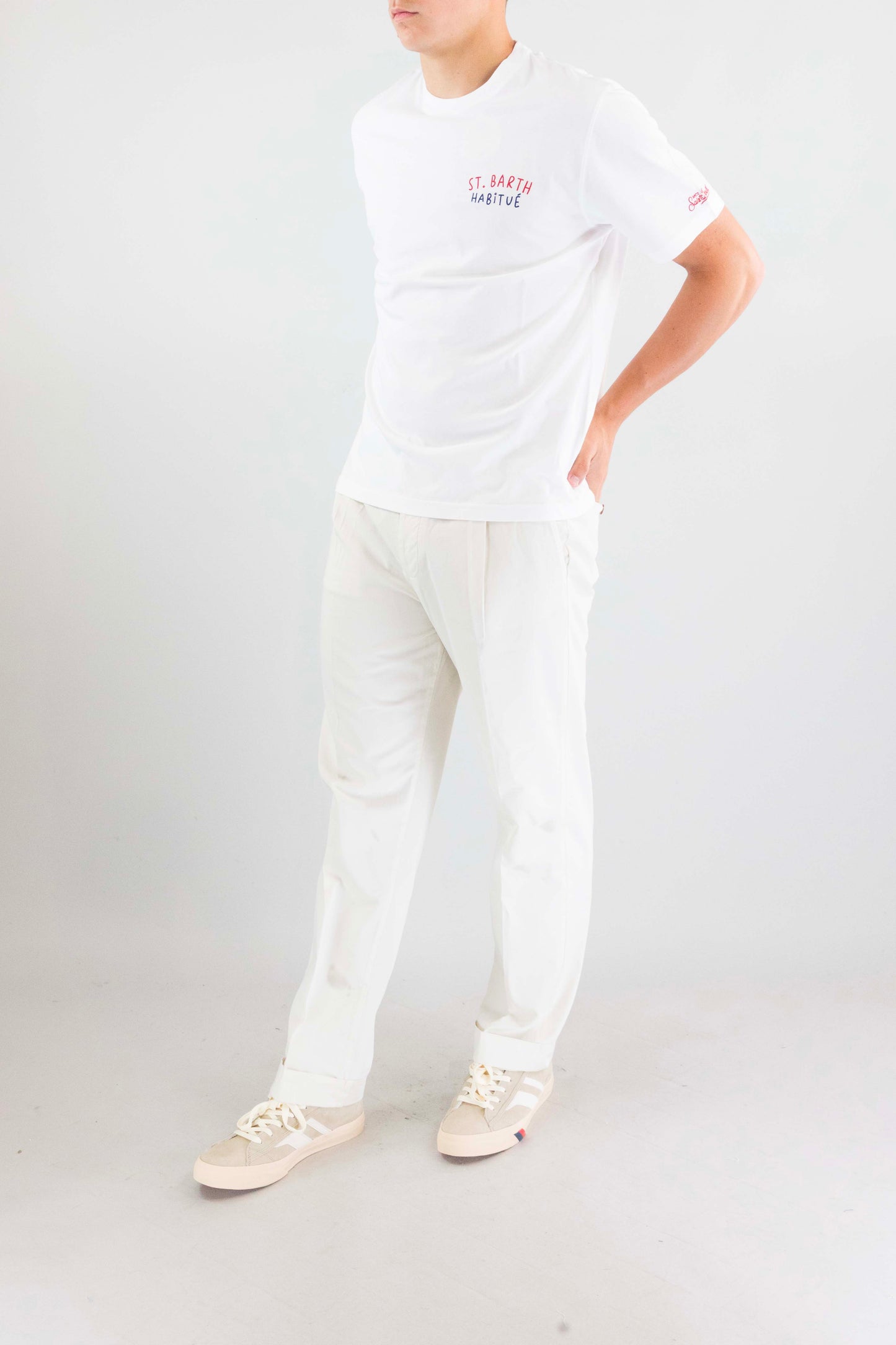 T-Shirt Mc2 Saint Barth 00320 Summer da Uomo portland