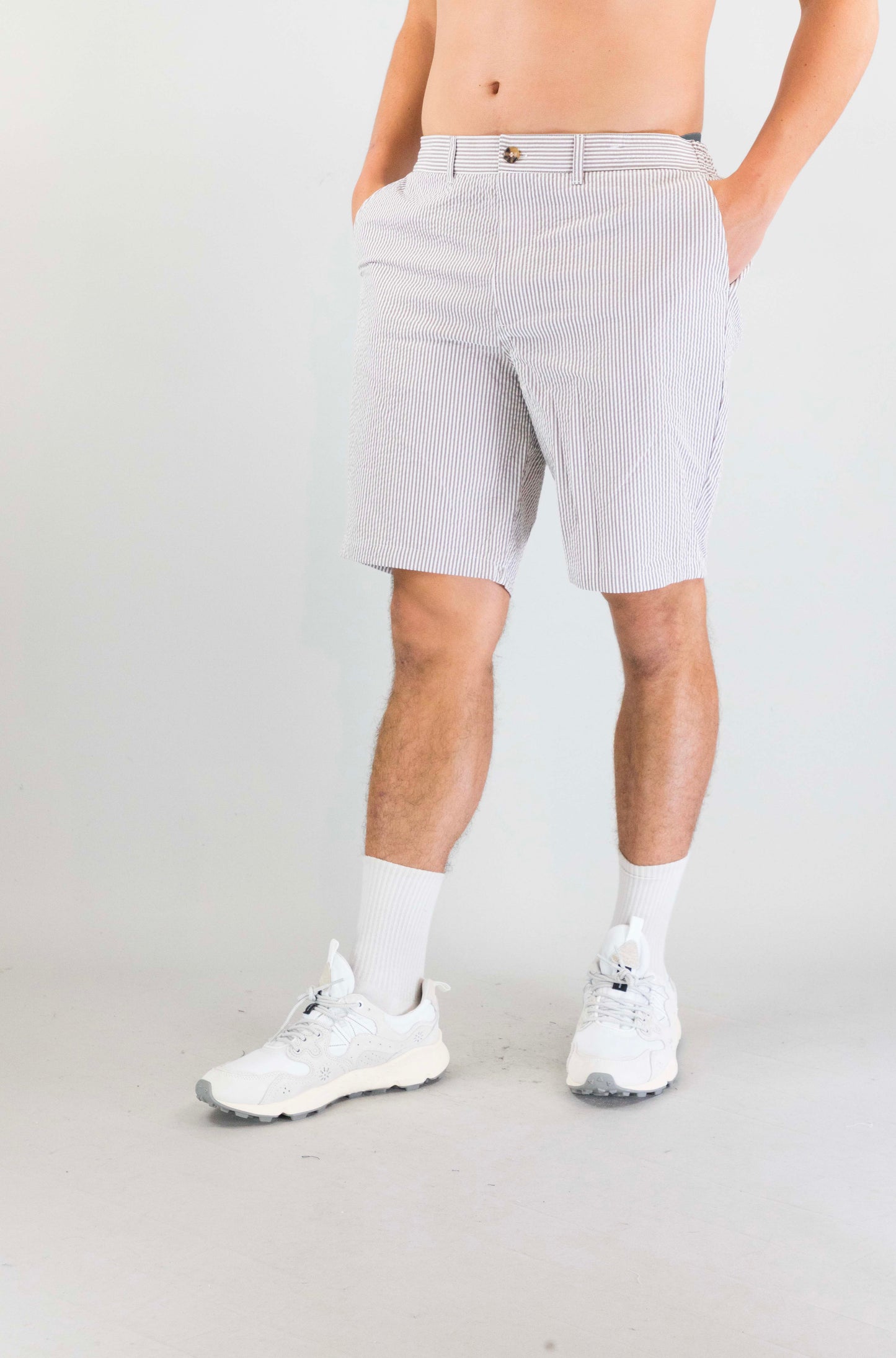 Pantalone Mc2 Saint Barth 00972l Seersucker da Uomo ischia