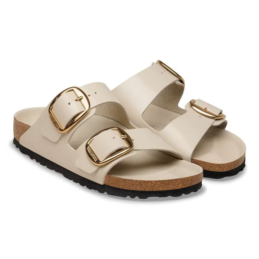 Scarpa Birkenstock Shine Oyster da Donna 1031873 madrid big buckle hex