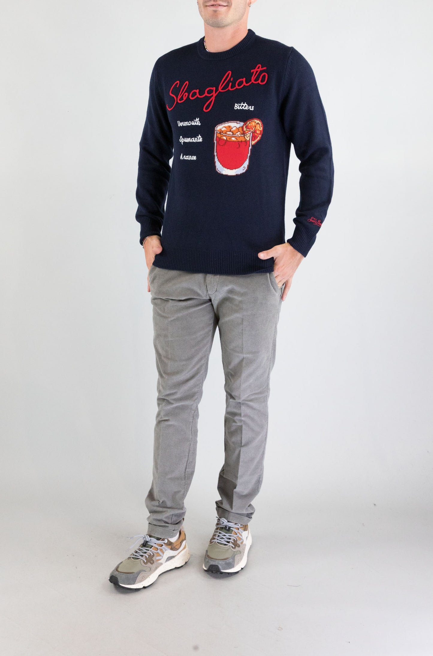 Maglia Mc2 Saint Barth Drink Sbagliato da Uomo heron