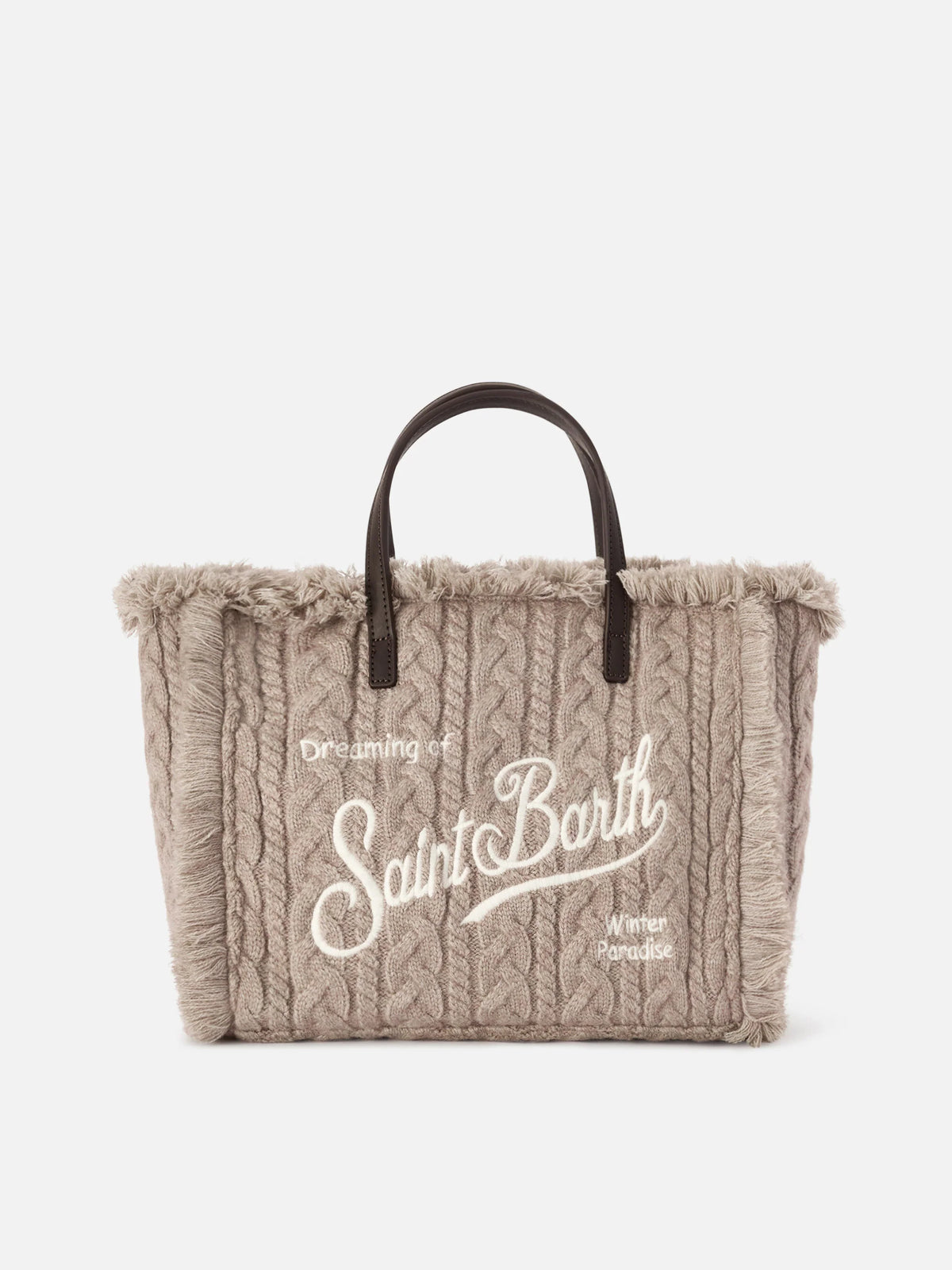 Borsa Mc2 Saint Barth Cable 11 da Donna colette wool braid n
