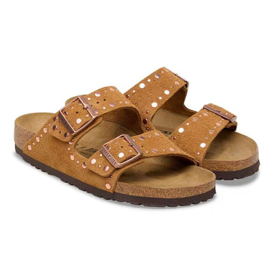 Scarpa Birkenstock Mink da Donna 1031731 arizona rivet suede calz s