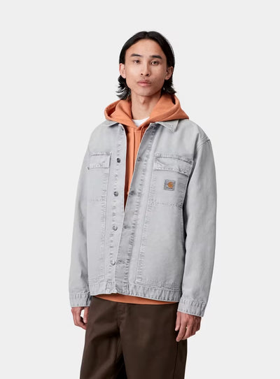 Giubbotto Carhartt Wip Black Chalk Wash da Uomo i035817