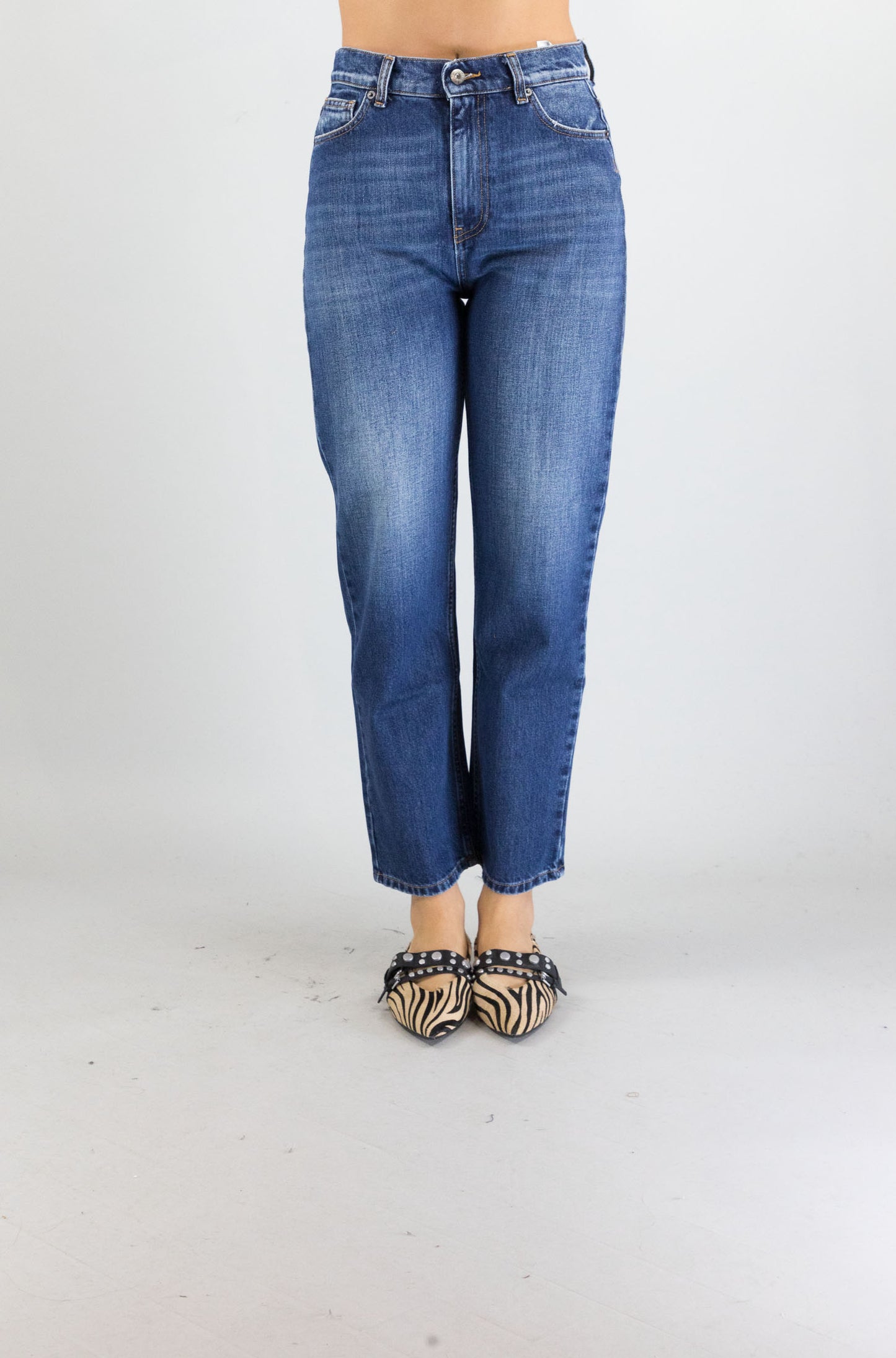 Jeans Solotre Denim Blu da Donna m1f0112