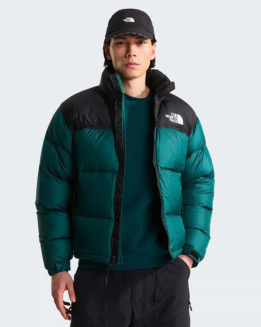 Giubbotto The North Face Pacific Teal Tnf Black da Uomo nf0a3c8ds7