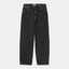 Pantalone Carhartt Wip Black Stone Washed da Donna i035892