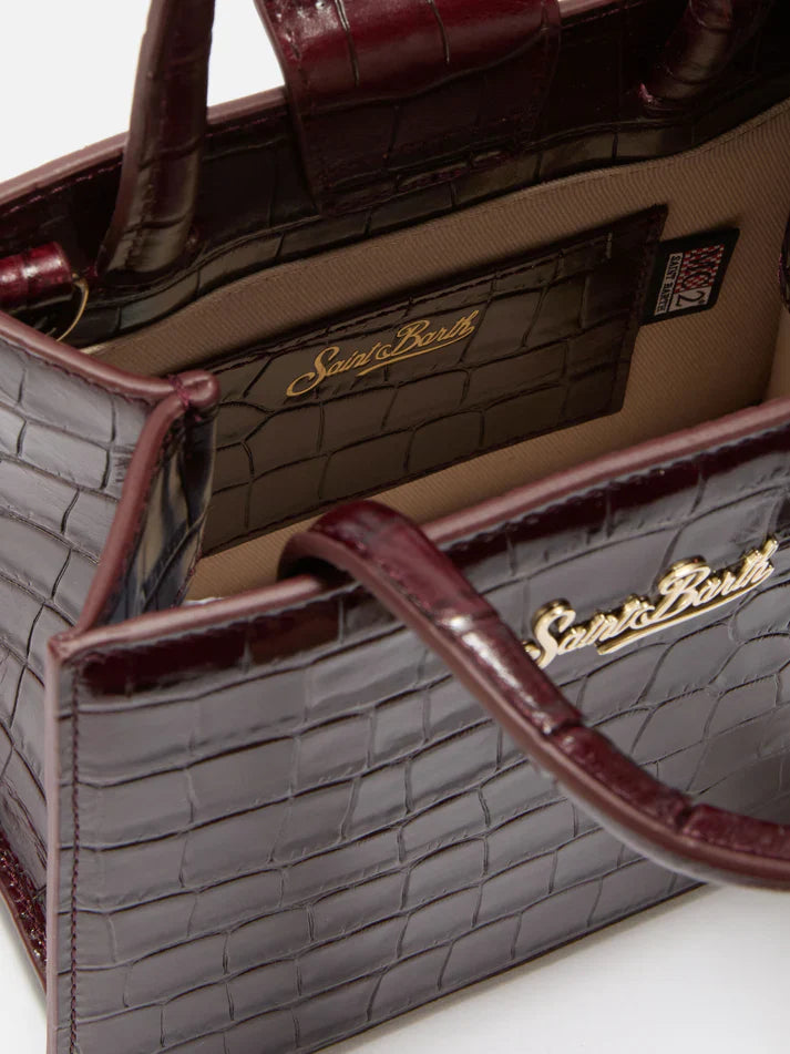 Borsa Mc2 Saint Barth 00510 Printed Croco Leather 45 da Donna shop bag mini
