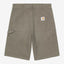 Pantalone Carhartt Wip Leaf Stone Canvas da Uomo i034797 single knee