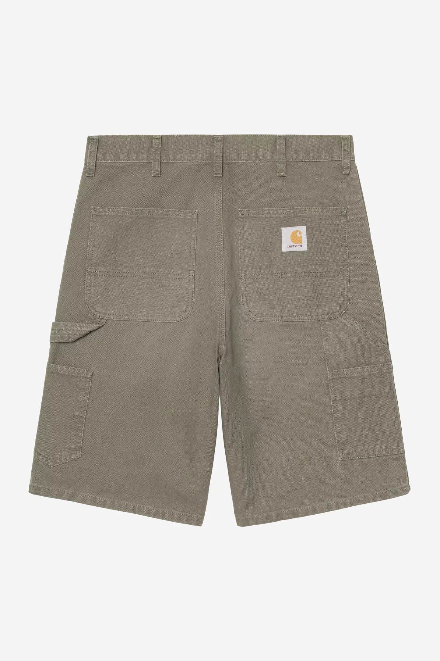 Pantalone Carhartt Wip Leaf Stone Canvas da Uomo i034797 single knee