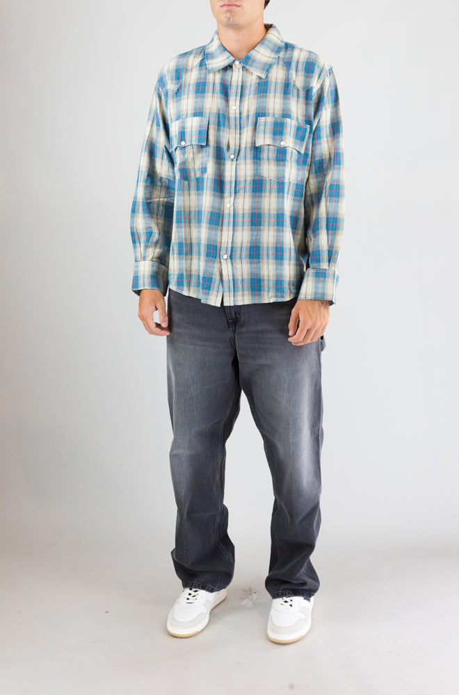 Camicia Found Blue da Uomo sr01012