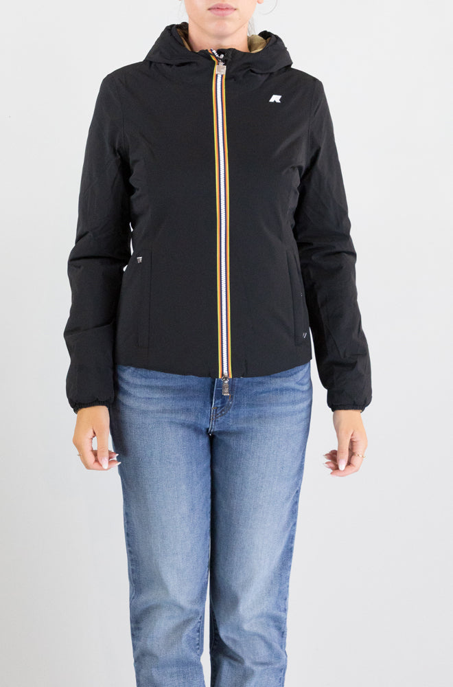 Giubbotto Kway Dbn Black Beige da Donna k6128tw lily st warm double