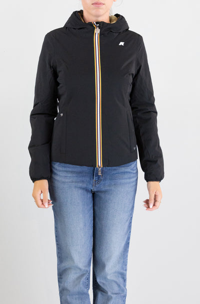 Giubbotto Kway Dbn Black Beige da Donna k6128tw lily st warm double