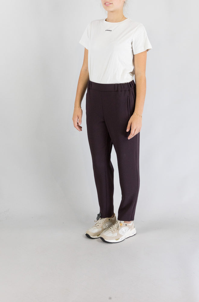 Pantalone Ottod’Ame Aubergine da Donna dp9613-3