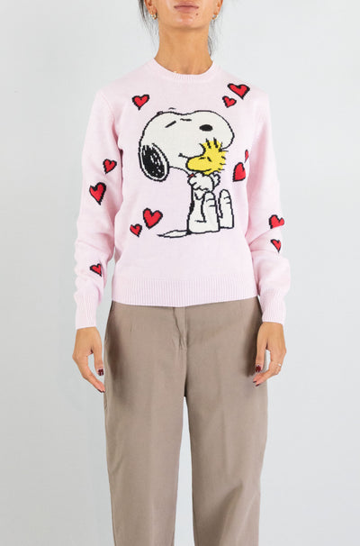 Maglia Mc2 Saint Barth Peanuts Love Hugs da Donna new queen 00448i