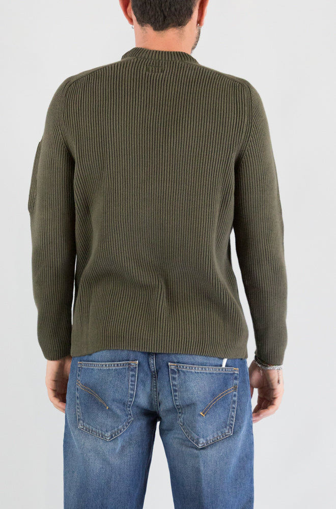 Maglia Cp Company Ivy Green da Uomo 21cmkn101a 006608a