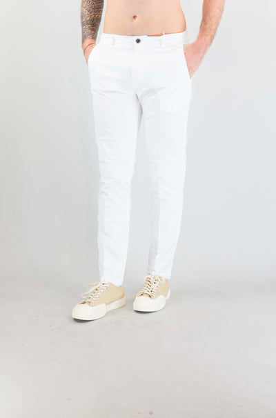 Pantalone Roy Roger’S White da Uomo rru90319c9250112 c0005 gab elast