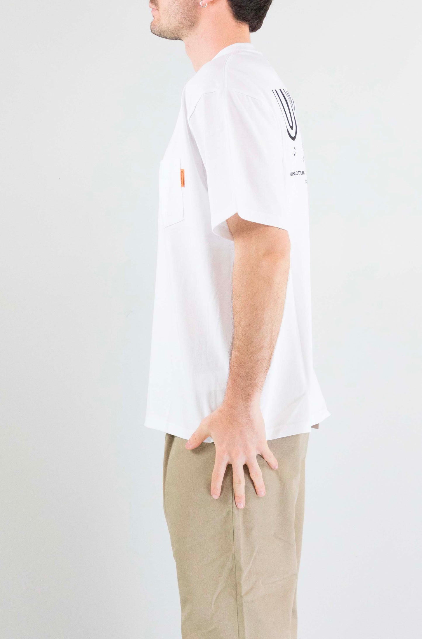 T-Shirt Universal Overall White da Uomo u2613219ga