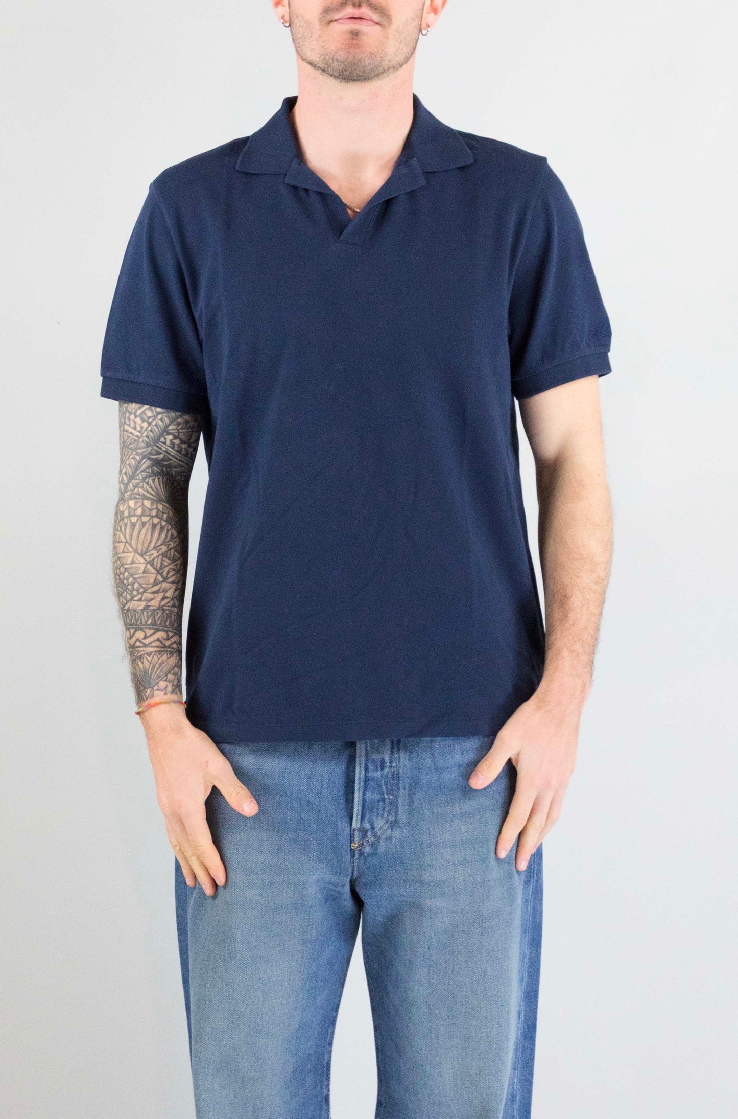 Polo Mc2 Saint Barth Blue Navy da Uomo charles