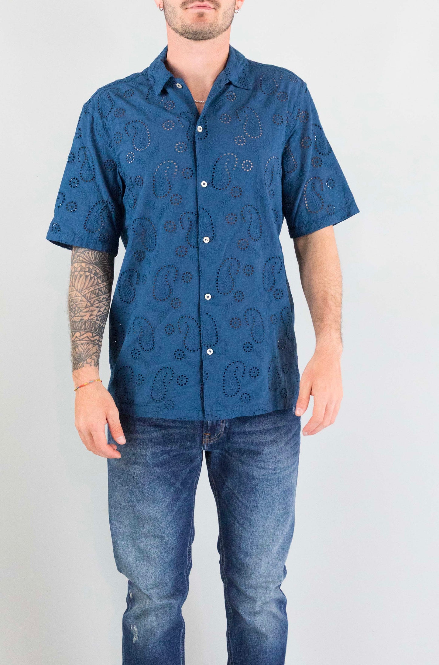 Camicia Mc2 Saint Barth Sangallo Paisley da Uomo sifinos