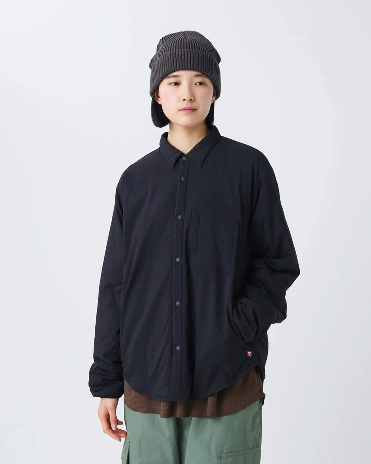 Camicia Snow Peak Black da Uomo flexible insulated
