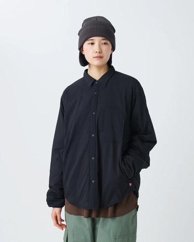 Camicia Snow Peak Black da Uomo flexible insulated