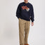 Felpa Universal Overall Navy da Uomo U2633250 WINDY JR DONUT SWEAT