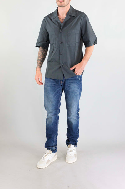 Camicia Barena Piombo da Uomo cau5460 2383 solana bagio