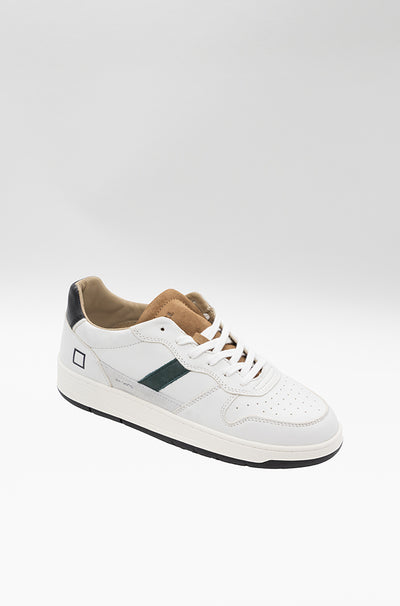 Scarpa Date White Cuoio da Uomo court 2.0 vintage