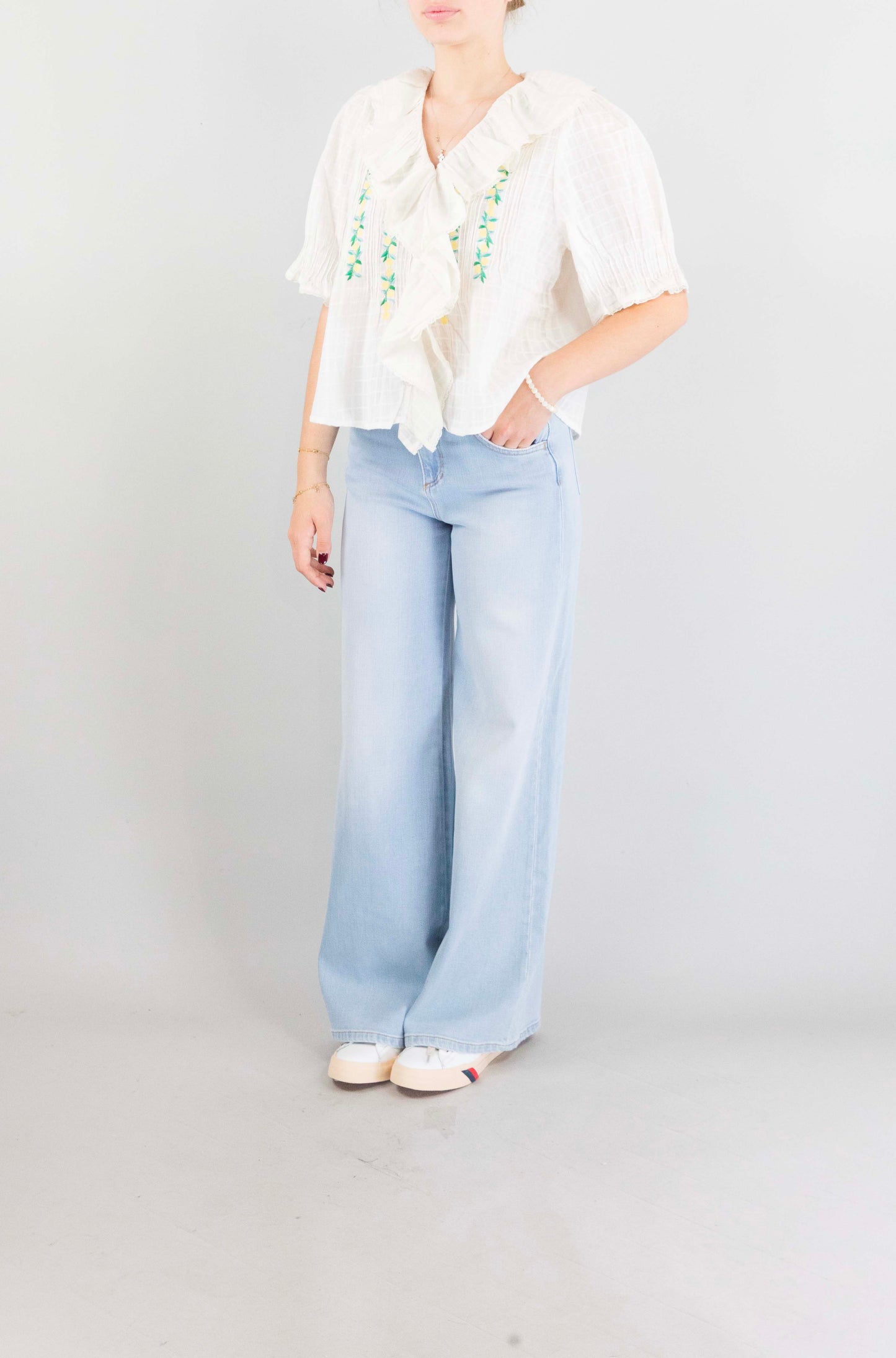 Top Louizon Ecru da Donna panis
