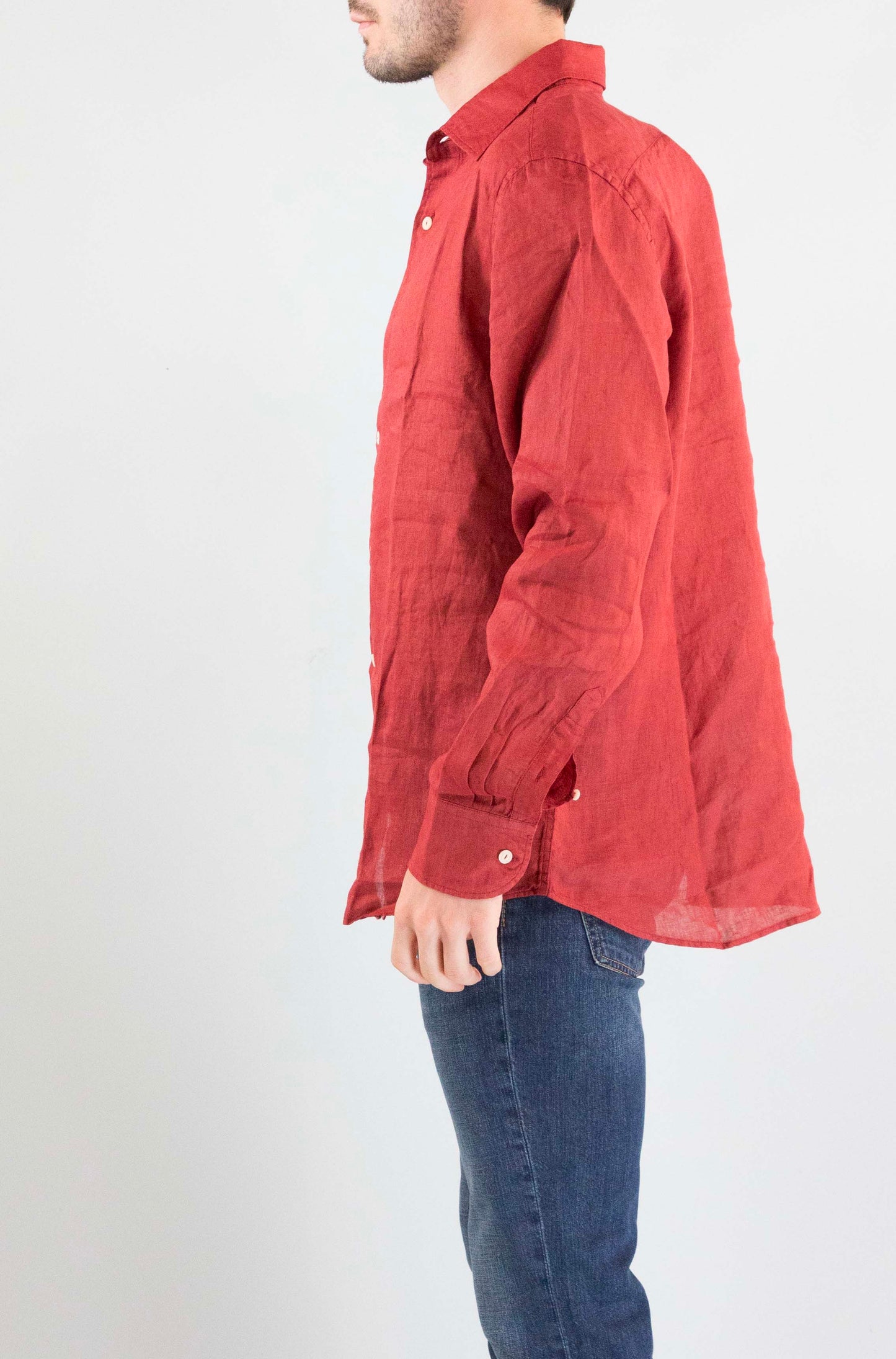 Camicia Mc2 Saint Barth 00139 Linen da Uomo pamplona