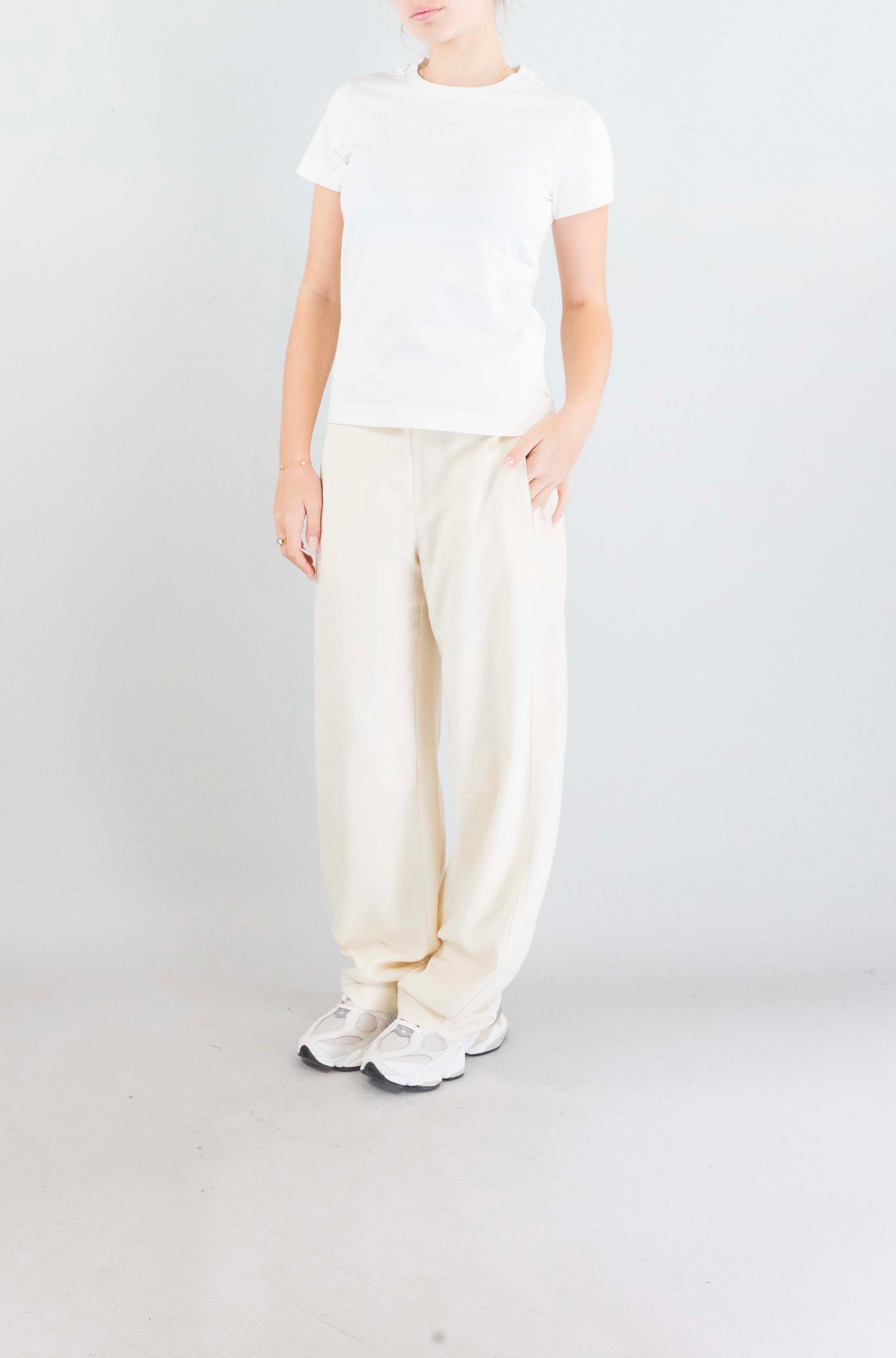 T-Shirt Pinko White da Donna bussolotto