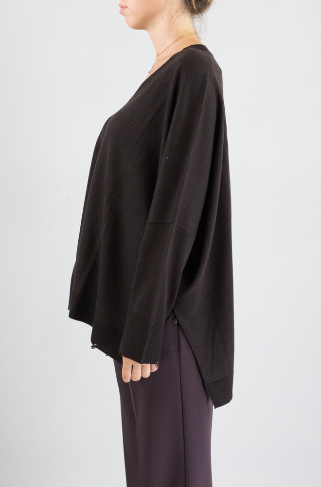 Maglia Ottod’Ame Aubergine da Donna dk9379