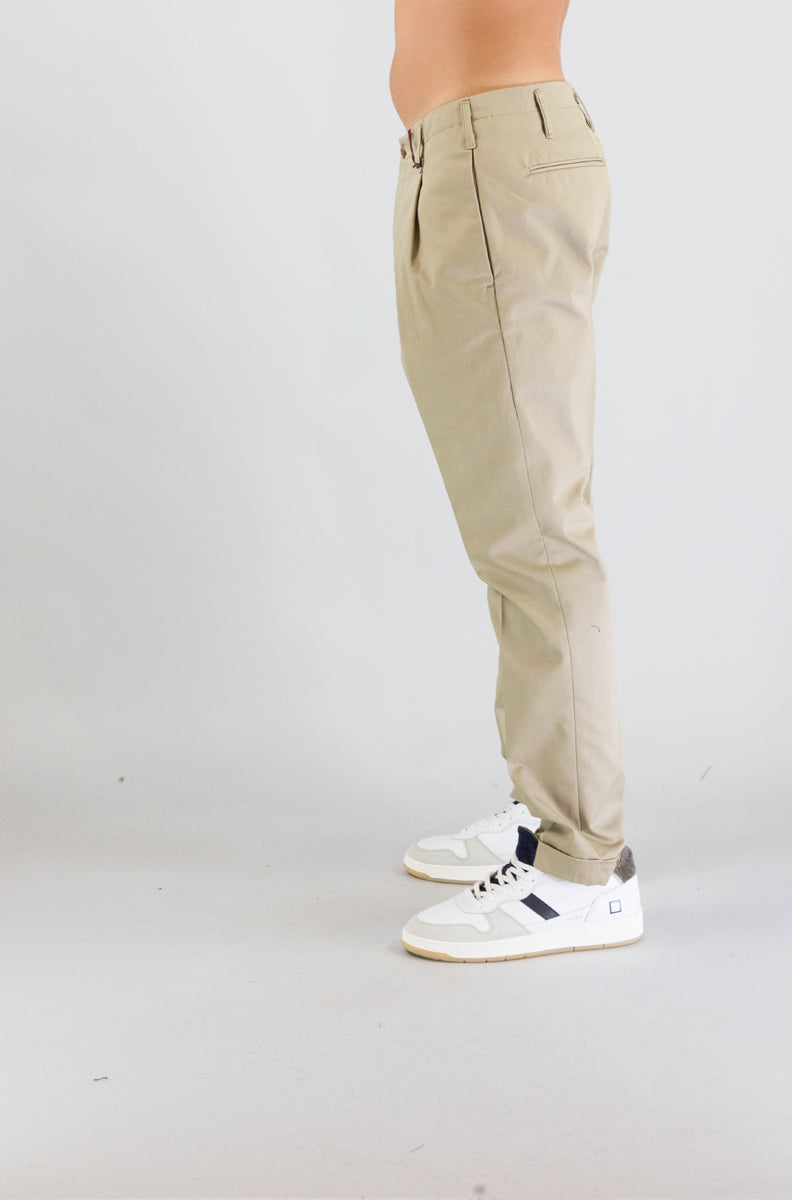 Pantalone Tela Cruda Corda da Uomo tc127p001co0447 uniform pleat