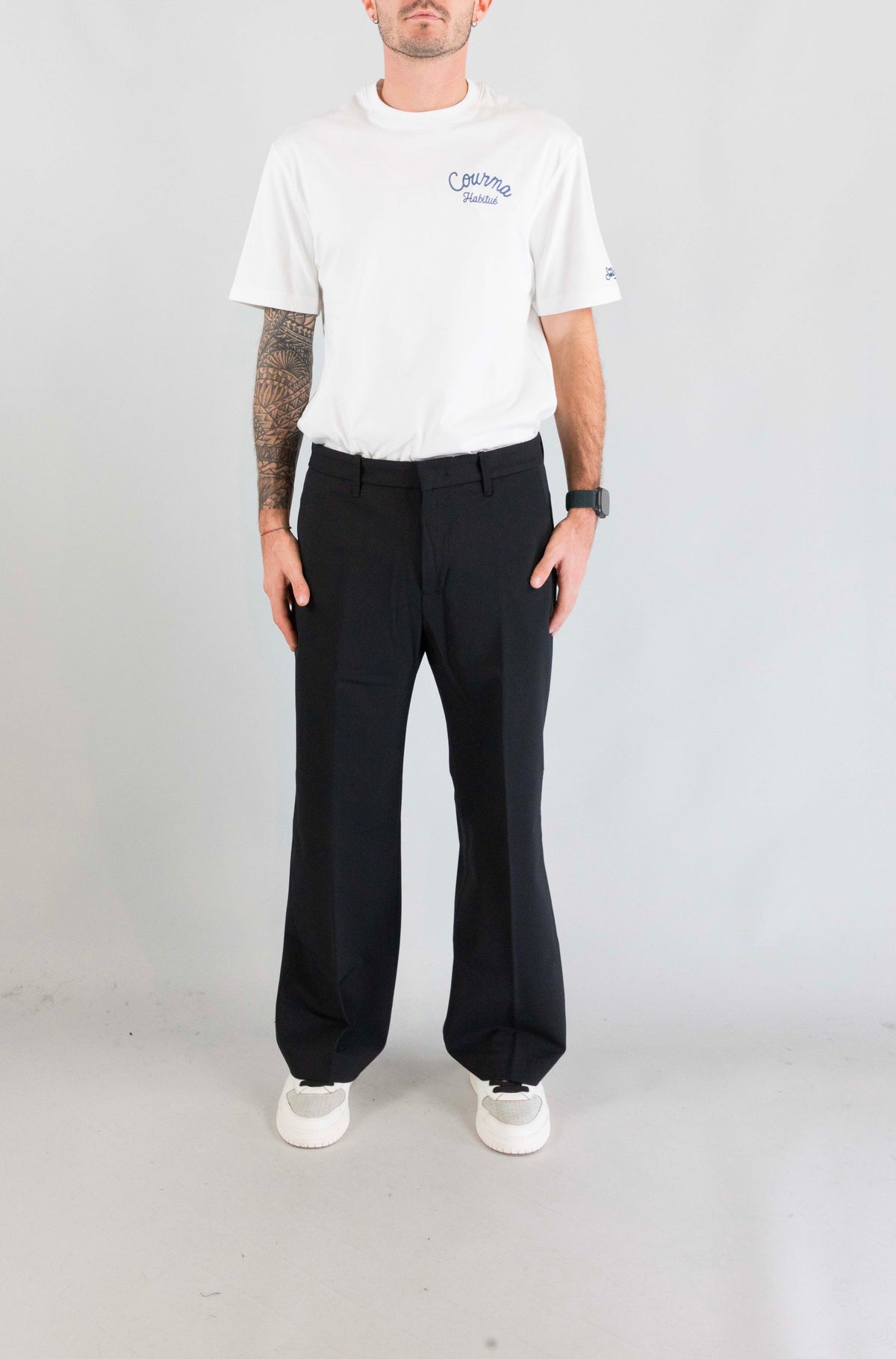 Pantalone Nine In The Morning Nero da Uomo colt straight