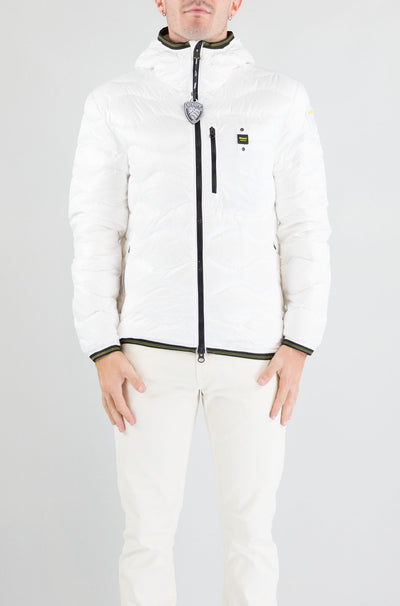 Giubbotto Blauer Bianco da Uomo 25wbluc03074 006355 wave