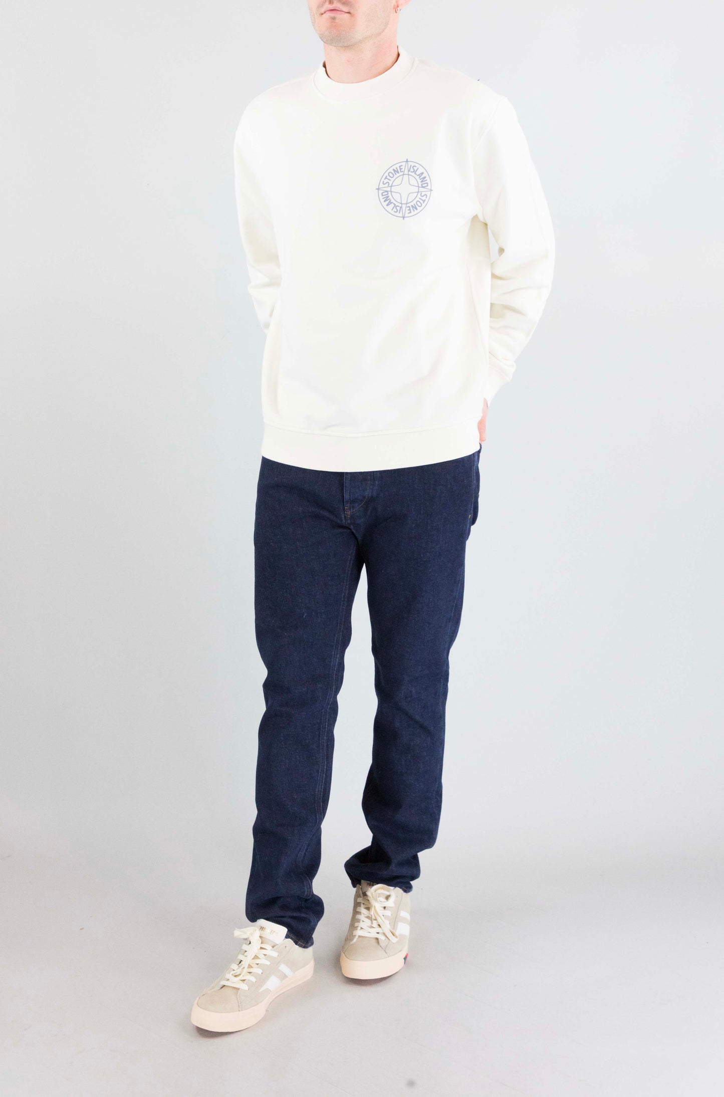 Felpa Stone Island V0093 da Uomo l1s156100001s0283