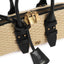 Borsa Pinko C24q da Donna bowling horizontal big rafia vitello seta