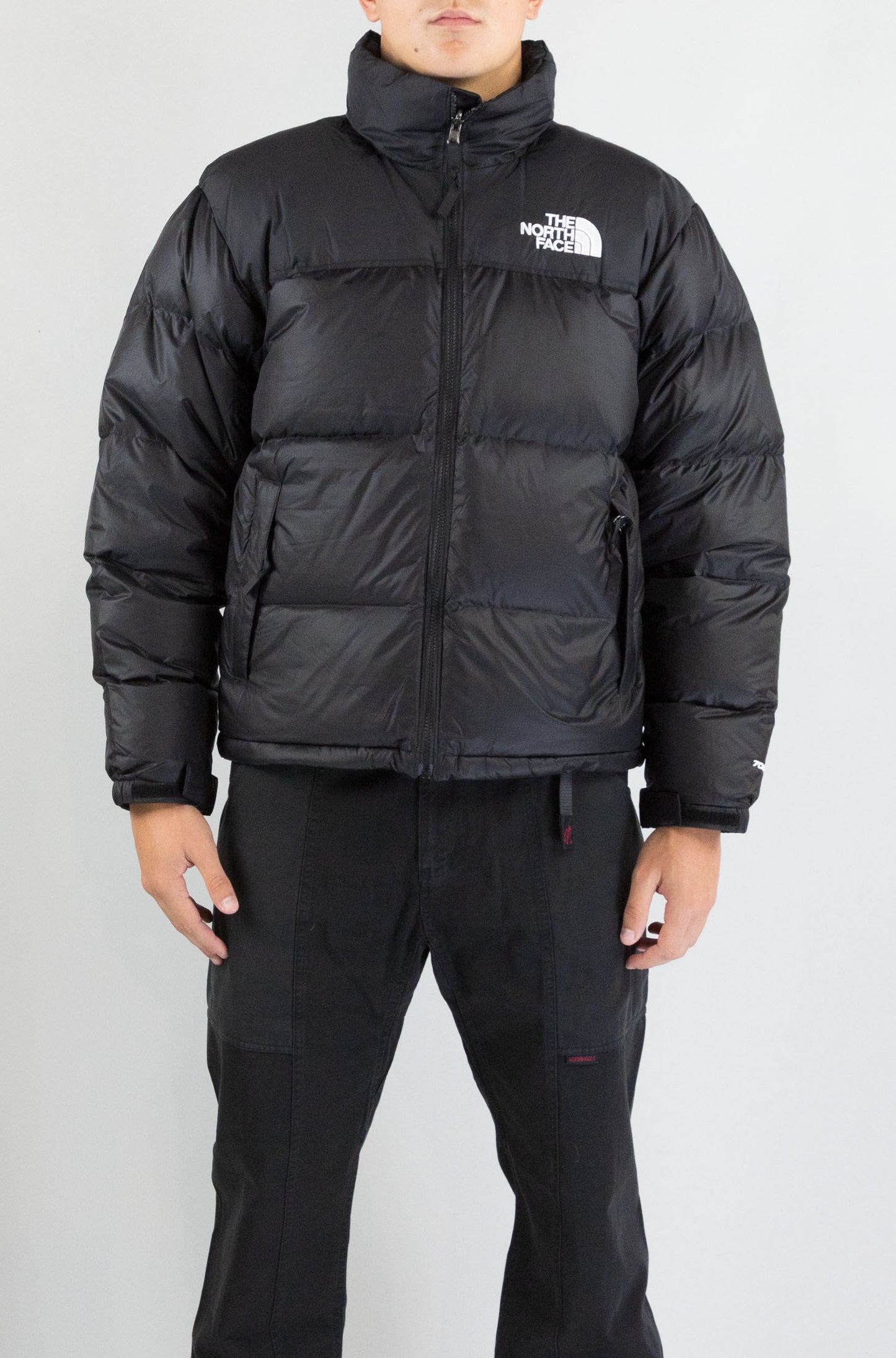 Giubbotto The North Face Black da Uomo nf0a3c8dgoe retro nuptse