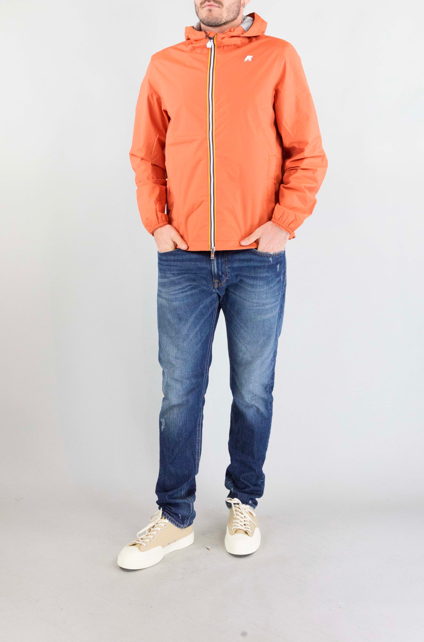 Giubbotto Kway 896 Orange da Uomo k3123uw jack stretch