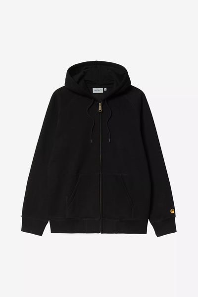 Felpa Carhartt Wip Black Gold da Uomo i033664 hooded chase