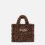 Borsa Mc2 Saint Barth Dark Leopard da Donna vanity mini teddy