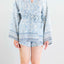 Kimono Mc2 Saint Barth 9673l Silk da Donna carly