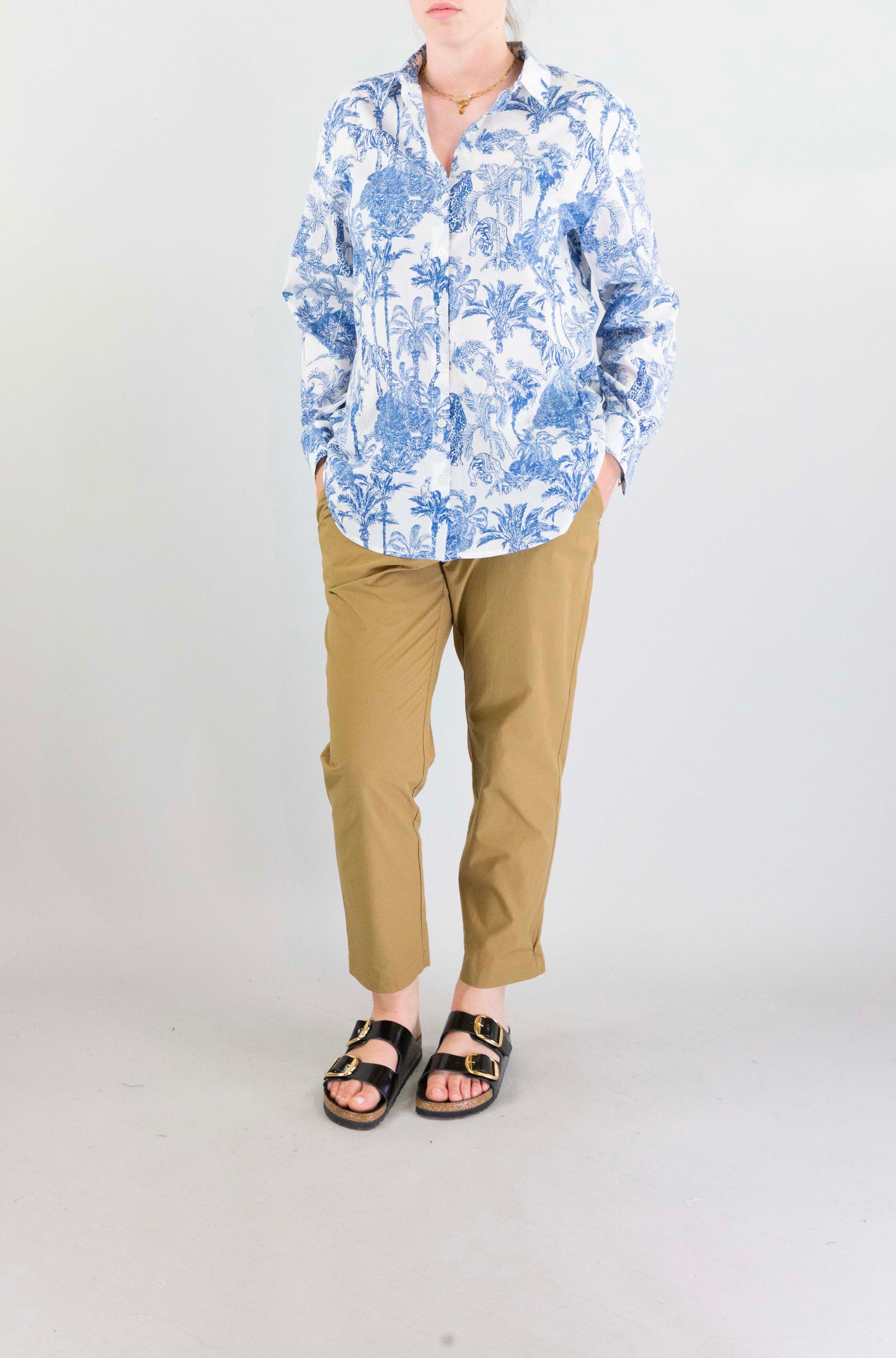 Camicia Mc2 Saint Barth Cotton Jungle Oceania da Donna brigitte