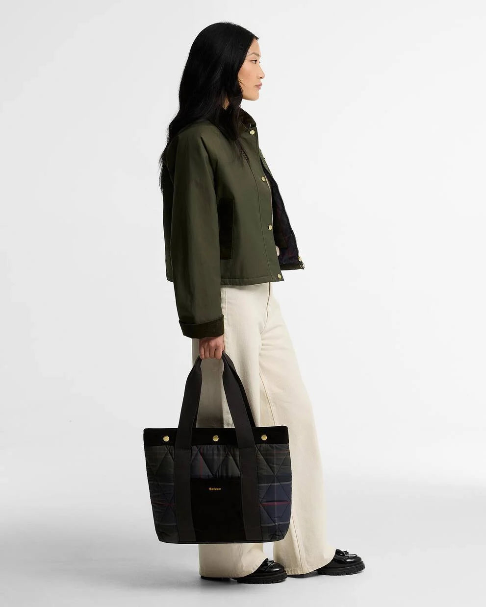 Borsa Barbour Tn43 da Donna lba0589 healy tartan tote