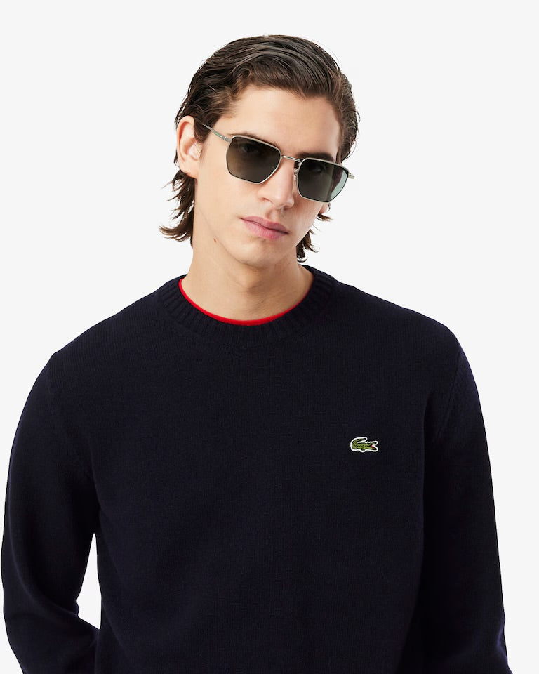 Maglia Lacoste 166 blu da Uomo ah2916