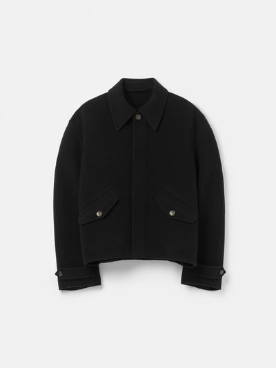 Giubbotto Sefr Black da Uomo relaxed wool