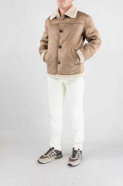 Giubbotto Mc2 Saint Barth Pied De Poule da Uomo kells eco shearling