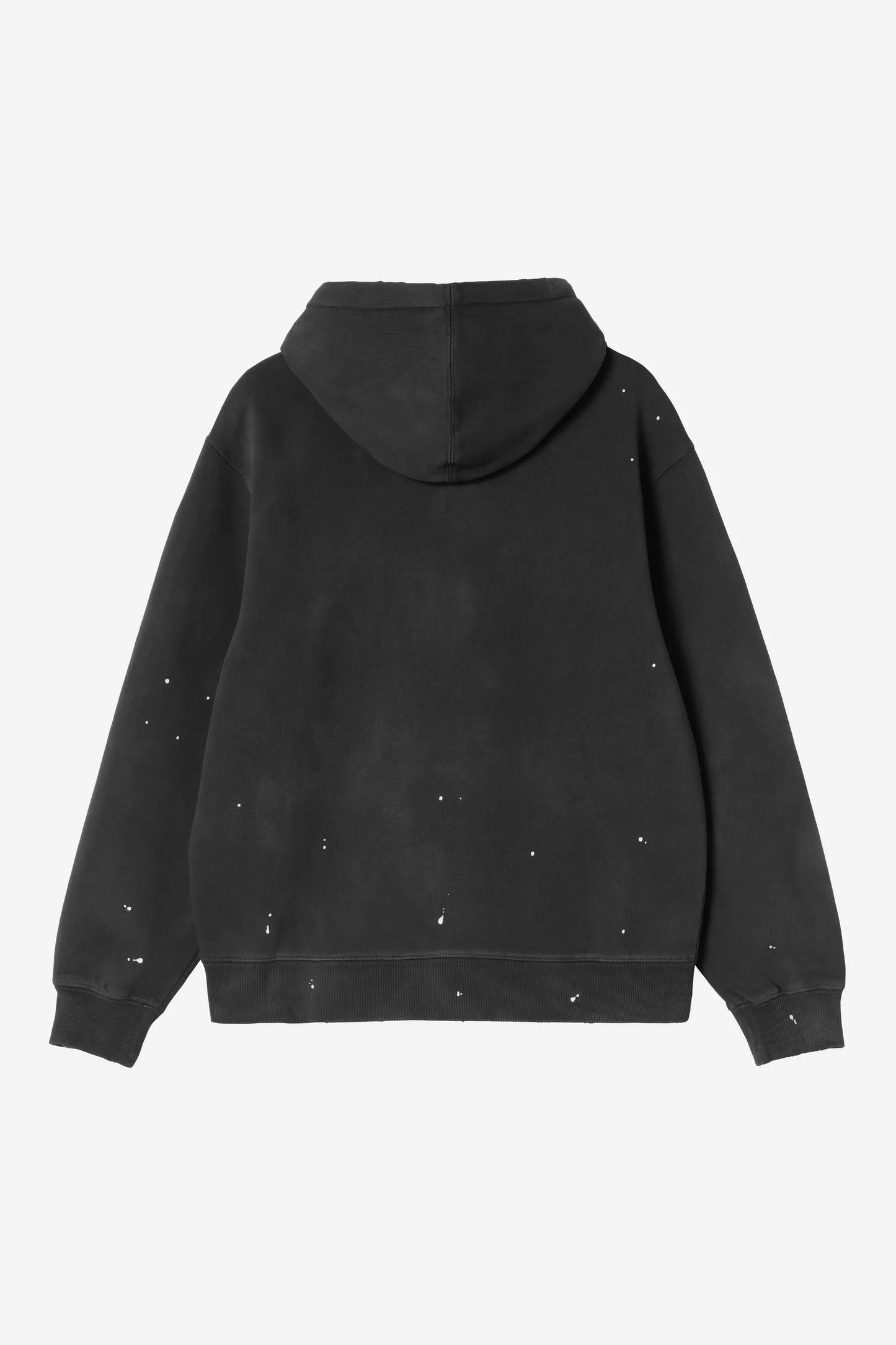 Giubbotto Carhartt Wip Black Destroy Wash Splatter da Uomo i036913 hooded painter