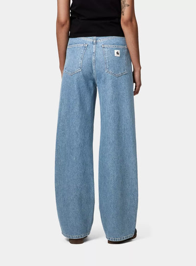Pantalone Carhartt Wip Blue Heavy Stone Washed da Donna i030497
